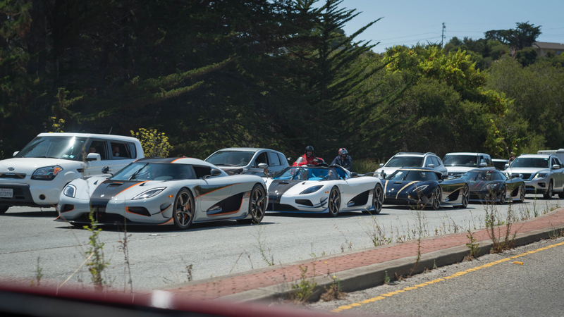 A Koenigsegg rally will surely attract a lot of attention